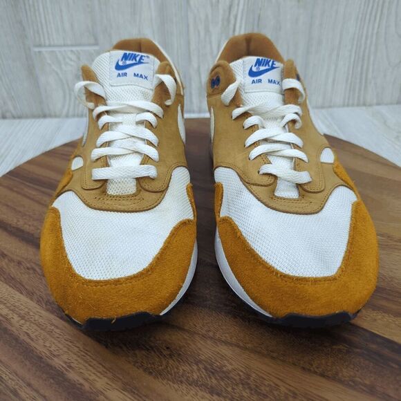 Nike Air Max 1 Curry Dark Curry White Sport Royal 908366-700 Men\'s 13 Shoes main image 5